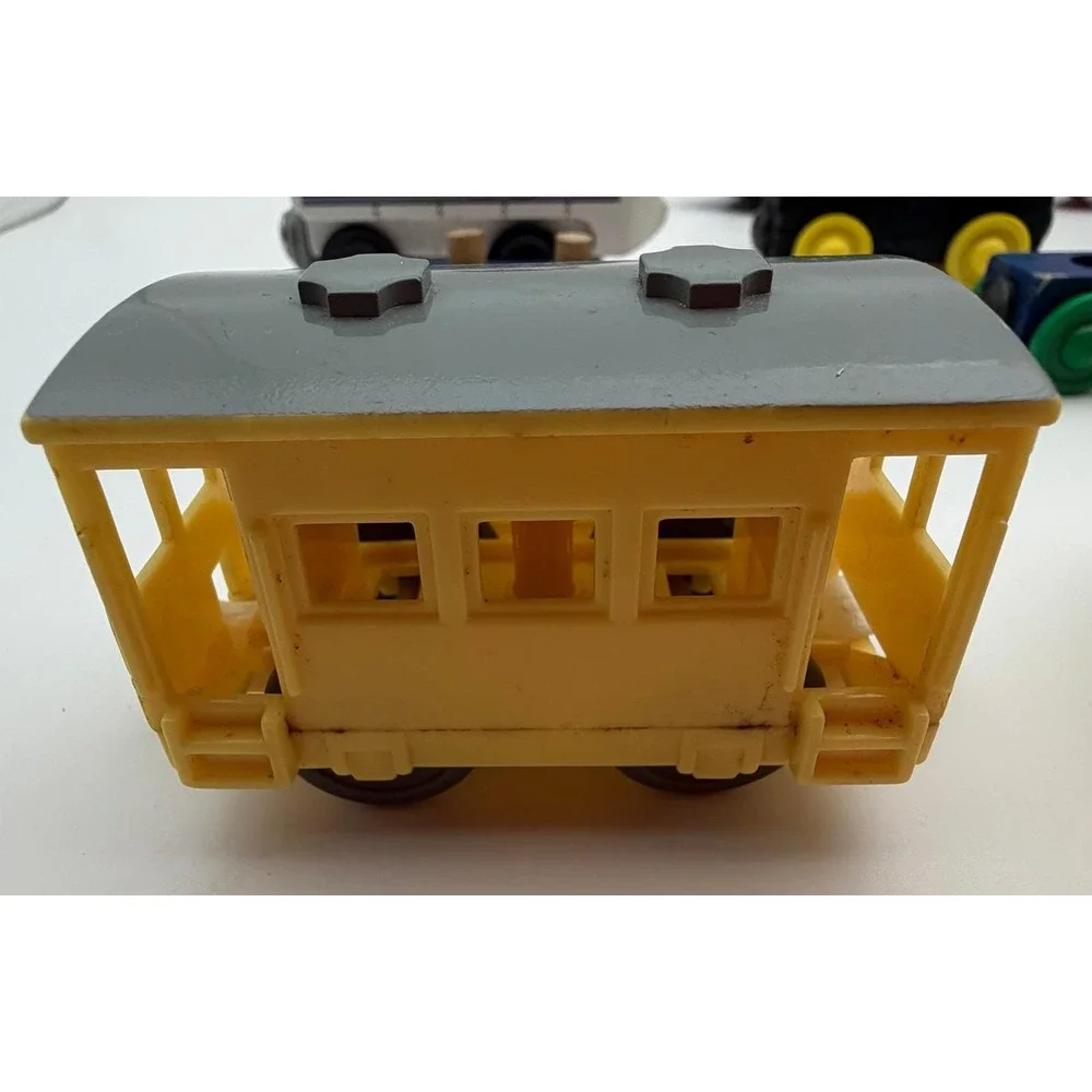 Mixed Toy Train Lot Wooden Magnetic & Plastic TMNT Raphael Subway Car H045